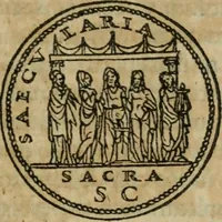 An illustration from Discorso di m. Sebastiano Erizzo, sopra le medaglie antiche : con la particolar dichiaratione di molti riuersi (1559)