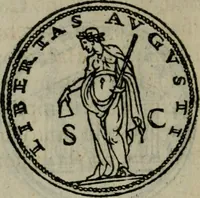 An illustration from Discorso di m. Sebastiano Erizzo, sopra le medaglie antiche : con la particolar dichiaratione di molti riuersi (1559)