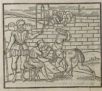 An illustration from The discouerie and conquest of the prouinces of Peru, and the nauigation in the South Sea, along that coast. : And also of the ritche mines of Potosi. (1581)