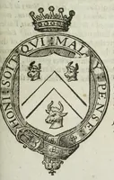 Picture 23 of 26 from A discouerie of errours in the first edition of the Catalogue of nobility, published by Raphe Brooke, Yorke Herald, 1619, and printed heerewith word for word, according to that edition : with a continuance of the successions, from 1619 vntill this present yeare, 1622 : at the end whereof, is annexed a review of a later edition, by him stolne into the world, 1621 (1622), leaf 657
