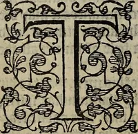 An illustration from The discouerie of witchcraft, : wherein the lewde dealing of witches and witchmongers is notablie detected, the knauerie of coniurors, the impietie of inchantors, the follie of soothsaiers, the impudent falshood of cousenors, the infidelitie of atheists, the pestilent practices of Pythonists, the curiositie of figure casters, the vanitie of dreamers, the beggerlie art of alcumystrie, the abhomination of idolatrie, the horrible art of poisoning, the vertue and power of naturall magike, and all the conueiances of legierdemaine and iuggling are deciphered: and many other things opened, which have long lien hidden, howbeit verie necessarie to be knowne. : Heerevnto is added a treatise vpon the nature and substance of spirits and diuels, & c (1584)