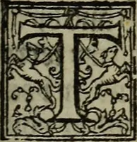 An illustration from The discouerie of witchcraft, : wherein the lewde dealing of witches and witchmongers is notablie detected, the knauerie of coniurors, the impietie of inchantors, the follie of soothsaiers, the impudent falshood of cousenors, the infidelitie of atheists, the pestilent practices of Pythonists, the curiositie of figure casters, the vanitie of dreamers, the beggerlie art of alcumystrie, the abhomination of idolatrie, the horrible art of poisoning, the vertue and power of naturall magike, and all the conueiances of legierdemaine and iuggling are deciphered: and many other things opened, which have long lien hidden, howbeit verie necessarie to be knowne. : Heerevnto is added a treatise vpon the nature and substance of spirits and diuels, & c (1584)