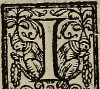 An illustration from The discouerie of witchcraft, : wherein the lewde dealing of witches and witchmongers is notablie detected, the knauerie of coniurors, the impietie of inchantors, the follie of soothsaiers, the impudent falshood of cousenors, the infidelitie of atheists, the pestilent practices of Pythonists, the curiositie of figure casters, the vanitie of dreamers, the beggerlie art of alcumystrie, the abhomination of idolatrie, the horrible art of poisoning, the vertue and power of naturall magike, and all the conueiances of legierdemaine and iuggling are deciphered: and many other things opened, which have long lien hidden, howbeit verie necessarie to be knowne. : Heerevnto is added a treatise vpon the nature and substance of spirits and diuels, & c (1584)