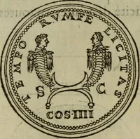 An illustration from Discours de la religion des anciens Romains : de la castrametation & discipline militaire d'iceux. Des bains & antiques exercitations grecques & romaines ... (1581)