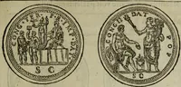 Picture 209 of 440 from Discours de la religion des anciens Romains : de la castrametation & discipline militaire d'iceux. Des bains & antiques exercitations grecques & romaines ... (1581), leaf 150