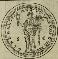 An illustration from Discours de la religion des anciens Romains : de la castrametation & discipline militaire d'iceux. Des bains & antiques exercitations grecques & romaines ... (1581)