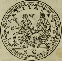An illustration from Discours de la religion des anciens Romains : de la castrametation & discipline militaire d'iceux. Des bains & antiques exercitations grecques & romaines ... (1581)
