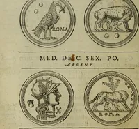An illustration from Discours de la religion des anciens Romains : de la castrametation & discipline militaire d'iceux. Des bains & antiques exercitations grecques & romaines ... (1581)