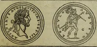 An illustration from Discours de la religion des anciens Romains : de la castrametation & discipline militaire d'iceux. Des bains & antiques exercitations grecques & romaines ... (1581)