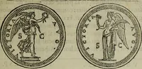 An illustration from Discours de la religion des anciens Romains : de la castrametation & discipline militaire d'iceux. Des bains & antiques exercitations grecques & romaines ... (1581)