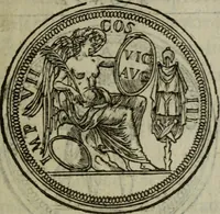 An illustration from Discours de la religion des anciens Romains : de la castrametation & discipline militaire d'iceux. Des bains & antiques exercitations grecques & romaines ... (1581)