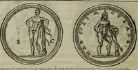 An illustration from Discours de la religion des anciens Romains : de la castrametation & discipline militaire d'iceux. Des bains & antiques exercitations grecques & romaines ... (1581)