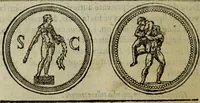 Picture 253 of 440 from Discours de la religion des anciens Romains : de la castrametation & discipline militaire d'iceux. Des bains & antiques exercitations grecques & romaines ... (1581), leaf 187