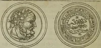An illustration from Discours de la religion des anciens Romains : de la castrametation & discipline militaire d'iceux. Des bains & antiques exercitations grecques & romaines ... (1581)