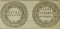 An illustration from Discours de la religion des anciens Romains : de la castrametation & discipline militaire d'iceux. Des bains & antiques exercitations grecques & romaines ... (1581)