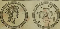 Picture 276 of 440 from Discours de la religion des anciens Romains : de la castrametation & discipline militaire d'iceux. Des bains & antiques exercitations grecques & romaines ... (1581), leaf 206
