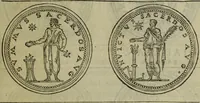 Picture 283 of 440 from Discours de la religion des anciens Romains : de la castrametation & discipline militaire d'iceux. Des bains & antiques exercitations grecques & romaines ... (1581), leaf 214