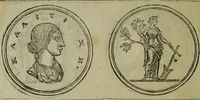 An illustration from Discours de la religion des anciens Romains : de la castrametation & discipline militaire d'iceux. Des bains & antiques exercitations grecques & romaines ... (1581)
