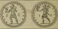 An illustration from Discours de la religion des anciens Romains : de la castrametation & discipline militaire d'iceux. Des bains & antiques exercitations grecques & romaines ... (1581)