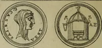 An illustration from Discours de la religion des anciens Romains : de la castrametation & discipline militaire d'iceux. Des bains & antiques exercitations grecques & romaines ... (1581)