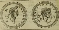 An illustration from Discours de la religion des anciens Romains : de la castrametation & discipline militaire d'iceux. Des bains & antiques exercitations grecques & romaines ... (1581)