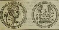 An illustration from Discours de la religion des anciens Romains : de la castrametation & discipline militaire d'iceux. Des bains & antiques exercitations grecques & romaines ... (1581)