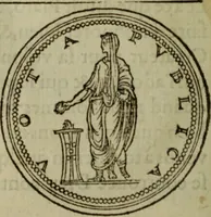 An illustration from Discours de la religion des anciens Romains : de la castrametation & discipline militaire d'iceux. Des bains & antiques exercitations grecques & romaines ... (1581)