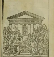 An illustration from Discours de la religion des anciens Romains : de la castrametation & discipline militaire d'iceux. Des bains & antiques exercitations grecques & romaines ... (1581)