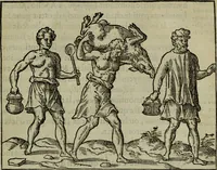 An illustration from Discours de la religion des anciens Romains : de la castrametation & discipline militaire d'iceux. Des bains & antiques exercitations grecques & romaines ... (1581)