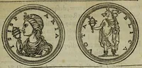 An illustration from Discours de la religion des anciens Romains : de la castrametation & discipline militaire d'iceux. Des bains & antiques exercitations grecques & romaines ... (1581)