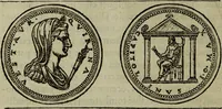 An illustration from Discours de la religion des anciens Romains : de la castrametation & discipline militaire d'iceux. Des bains & antiques exercitations grecques & romaines ... (1581)