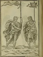 An illustration from Discours de la religion des anciens Romains : de la castrametation & discipline militaire d'iceux. Des bains & antiques exercitations grecques & romaines ... (1581)