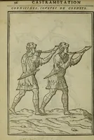Picture 421 of 440 from Discours de la religion des anciens Romains : de la castrametation & discipline militaire d'iceux. Des bains & antiques exercitations grecques & romaines ... (1581), leaf 489