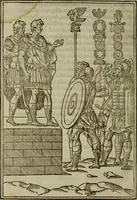 Picture 424 of 440 from Discours de la religion des anciens Romains : de la castrametation & discipline militaire d'iceux. Des bains & antiques exercitations grecques & romaines ... (1581), leaf 497