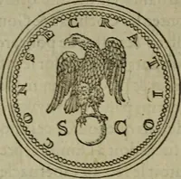 An illustration from Discours de la religion des anciens Romains : de la castrametation & discipline militaire d'iceux. Des bains & antiques exercitations grecques & romaines ... (1581)