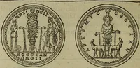 Picture 111 of 440 from Discours de la religion des anciens Romains : de la castrametation & discipline militaire d'iceux. Des bains & antiques exercitations grecques & romaines ... (1581), leaf 83