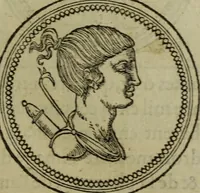 An illustration from Discours de la religion des anciens Romains : de la castrametation & discipline militaire d'iceux. Des bains & antiques exercitations grecques & romaines ... (1581)