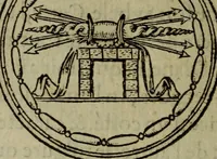 An illustration from Discours de la religion des anciens Romains : de la castrametation & discipline militaire d'iceux. Des bains & antiques exercitations grecques & romaines ... (1581)