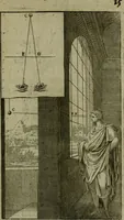 An illustration from Discours touchant le point de veue : dans lequel il est prouvé que les choses qu'on voit distinctement, ne sont veuës que d'un il (1679)