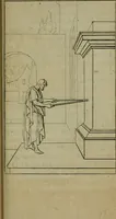 An illustration from Discours touchant le point de veue : dans lequel il est prouvé que les choses qu'on voit distinctement, ne sont veuës que d'un il (1679)