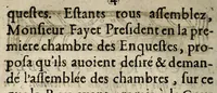An illustration from Discours veritable de ce qui s'est passé au Parlement : en suite de l'arrest de la Cour du XXVIII Mars dernier, & des remonstrances. (1615)
