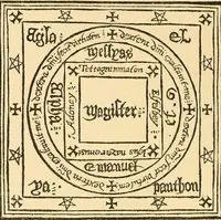 An illustration from The discoverie of witchcraft (1886)