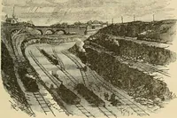 An illustration from Discoveries and inventions of the nineteenth century (1905)