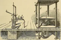 An illustration from Discoveries and inventions of the nineteenth century (1905)