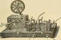 An illustration from Discoveries and inventions of the nineteenth century (1905)