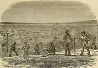 An illustration from Discoveries and inventions of the nineteenth century (1905)