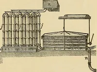 An illustration from Discoveries and inventions of the nineteenth century (1905)