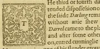 An illustration from A discovery of the fraudulent practises of Iohn Darrel ... detecting in some sort the deceitfull trade in these latter dayes of casting out devils (1599)