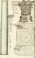 An illustration from Discovrs historial de l'antiqve et illvstre cité de Nismes en la Gaule narbonoise : auec les portraitz des plus antiques & insignes bastimens dudit lieu, reduitz à leur vraye mesure & proportion, ensemble de l'antique & moderne ville (1560)