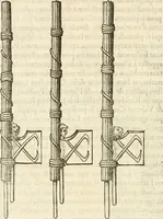 An illustration from Discovrs historial de l'antiqve et illvstre cité de Nismes en la Gaule narbonoise : auec les portraitz des plus antiques & insignes bastimens dudit lieu, reduitz à leur vraye mesure & proportion, ensemble de l'antique & moderne ville (1560)